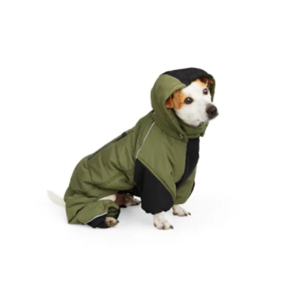 Reddy PrimaLoft Superior Warmest Insulation Olive Dog Snowsuit